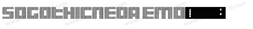 SDGothicNeoa eMd字体转换